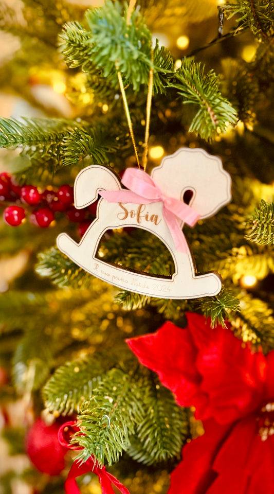 DECORAZIONI ALBERO IN LEGNO